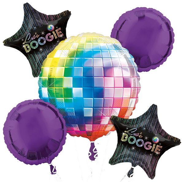 70's Disco Fever Balloon Bouquet